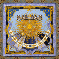 Authentic Hermès "Carpe Diem" Silk Carré Scarf | 1994 Collection | Joachim Metz