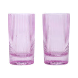 THE STELLA HIGHBALL GLASS - SET OF 2 LILAC