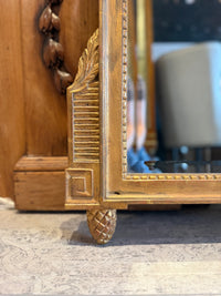 French Louis XVI Giltwood Mirror with Urn Crest
