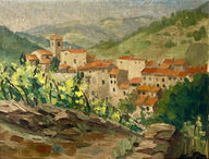 Village Provençal | Original French Oil Painting