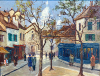 Vintage Original Parisian Oil Painting | c. 1950s