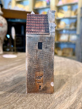 Vintage Gault Original Amsterdam Gabled Canal House | Handcrafted French Ceramic Miniature