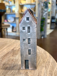 Vintage Gault Original French Ceramic Townhouse Sculpture