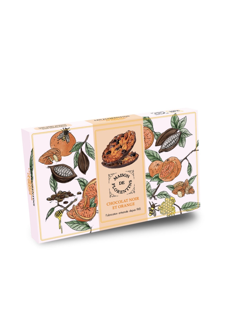 Florentines with Orange & Dark Chocolate – Maison de Florentins (Box of 12)