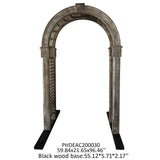 Aged Metal Garden Arbor