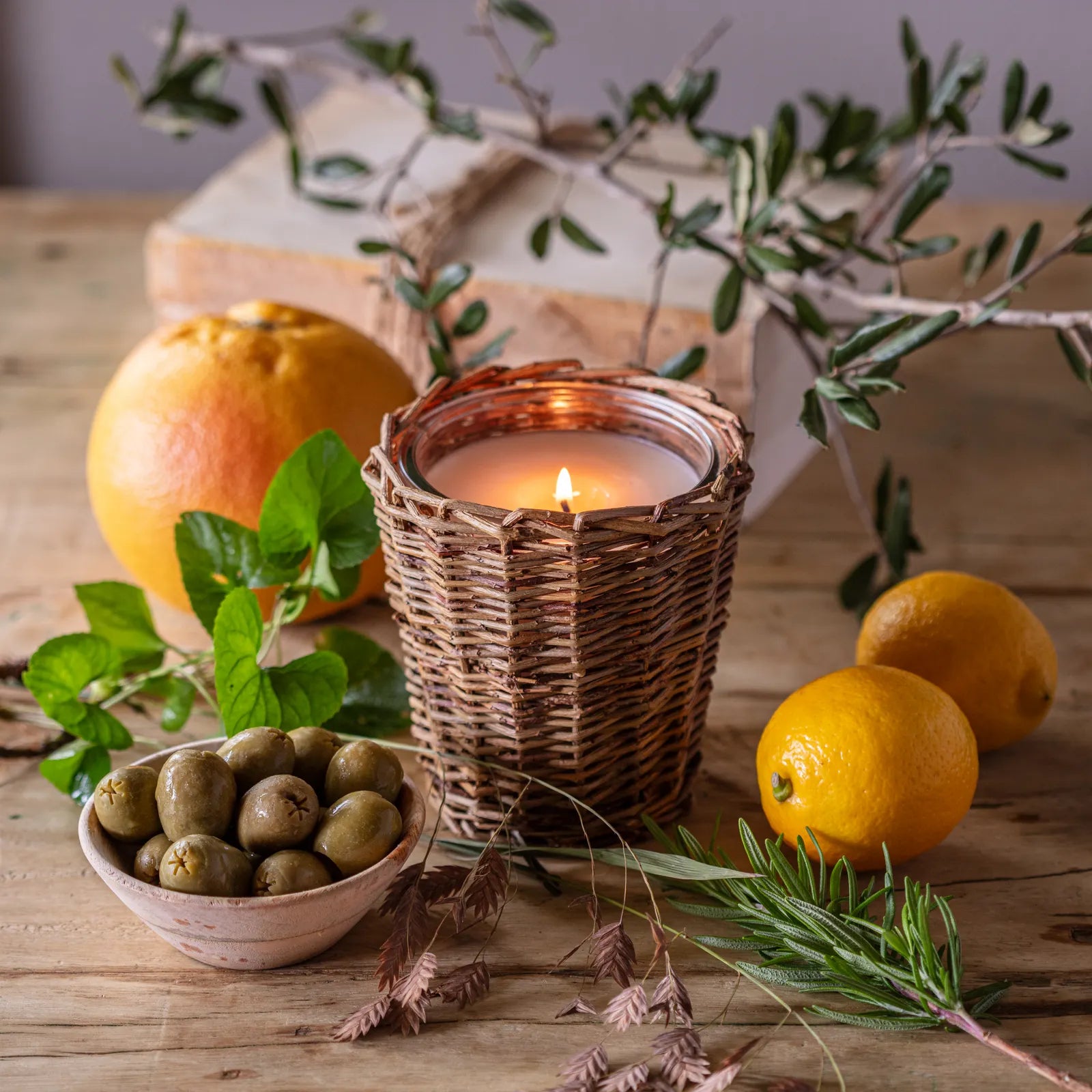 Porch View Home Tuscan Olive Candle