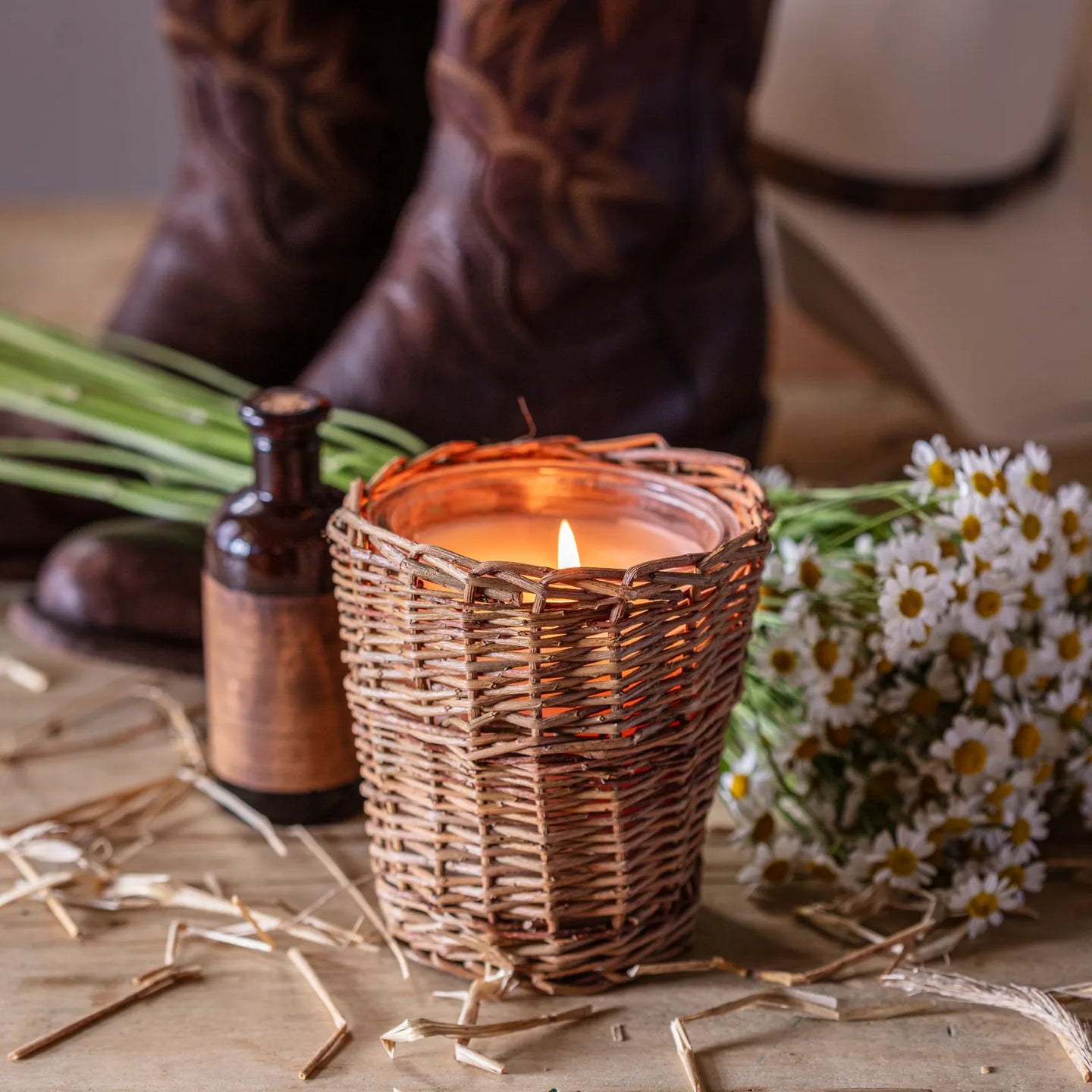 Cowgirl Vanilla & Leather Scented Candle