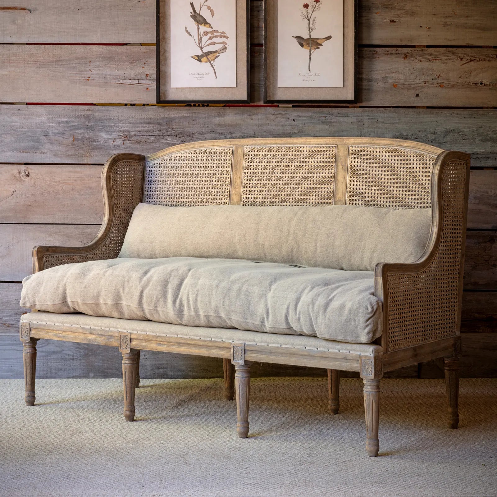 The Cane Back Settee