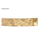 Gold Latticed Lamé Ribbon — 4"