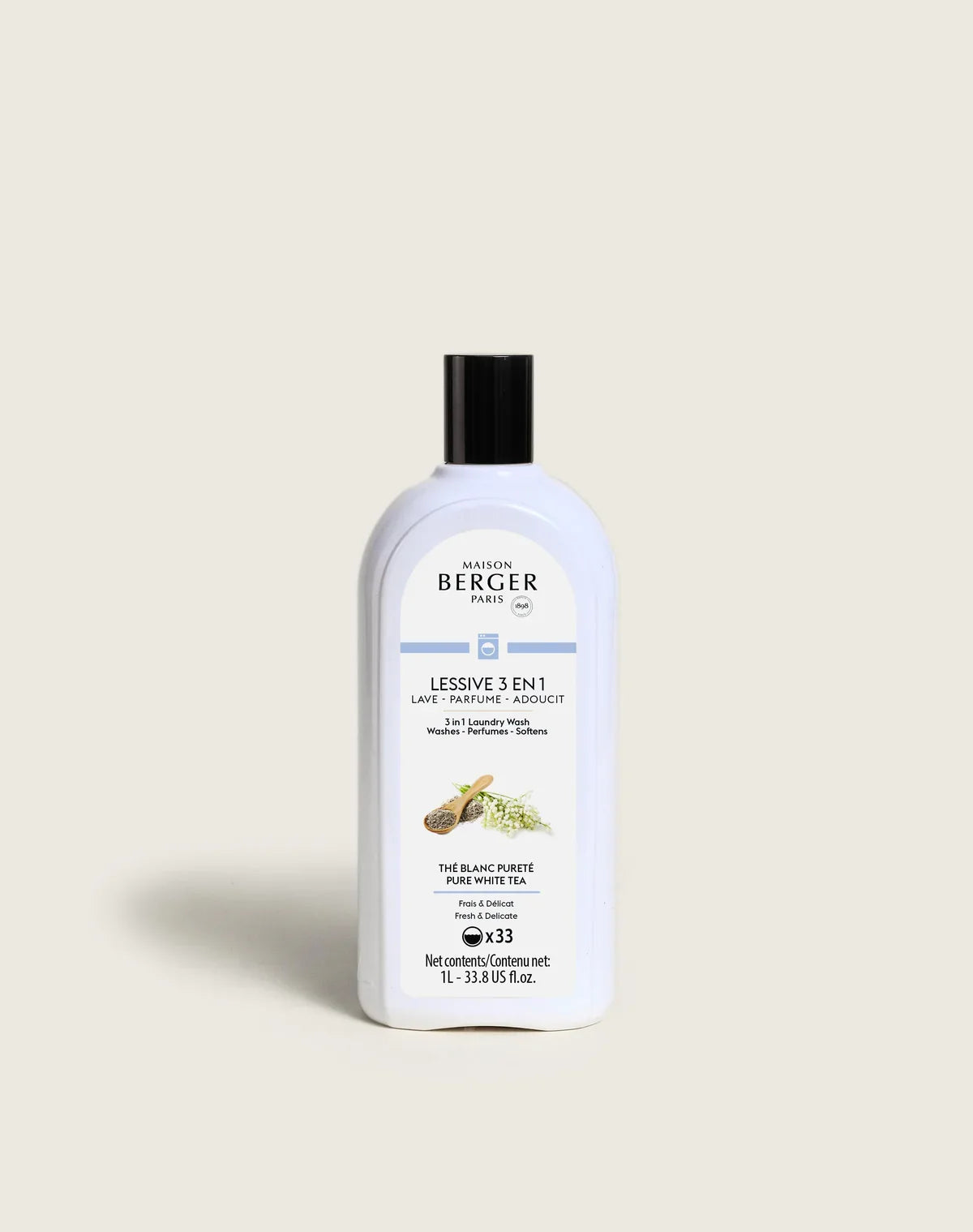 Maison Berger Pure White Tea 3-in-1 Laundry Wash