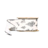 Through the Woods Toile Ribbon — 2.5" x 10 Yards