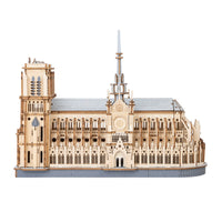 DIY Wooden Model Kit — Paris Cathedral