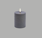 Uyuni Rustic Melted Pillar Candle — W7.8 × H10.1 cm