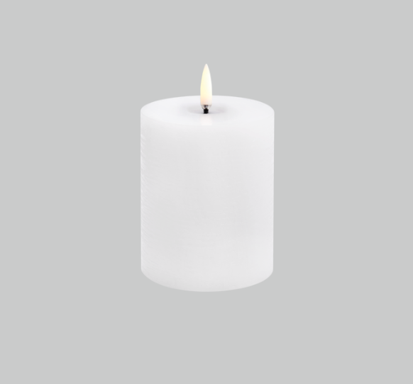 Uyuni Rustic Melted Pillar Candle — W7.8 × H10.1 cm