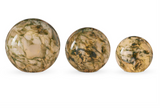 Handcrafted Green Swirled Glass LED Globe Lamp | Decorative Accent Light (Small, Medium & Large)