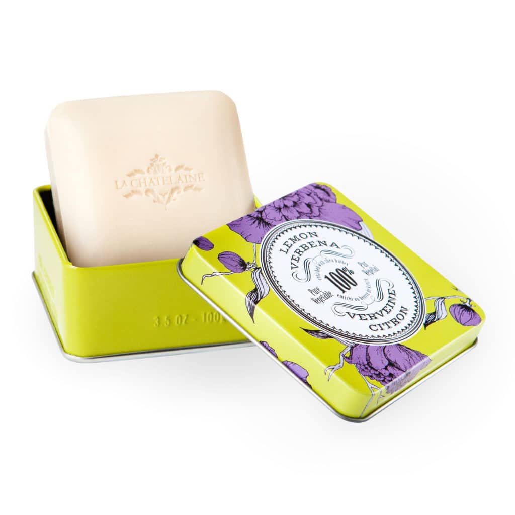 La Chatelaine Luxury Travel Soap Tin – 3.5oz