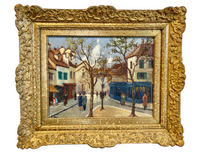 Vintage Original Parisian Oil Painting | c. 1950s