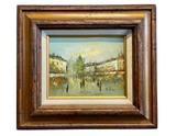 “La Ville et le Sacré-Cœur” – Vintage Original Oil Painting