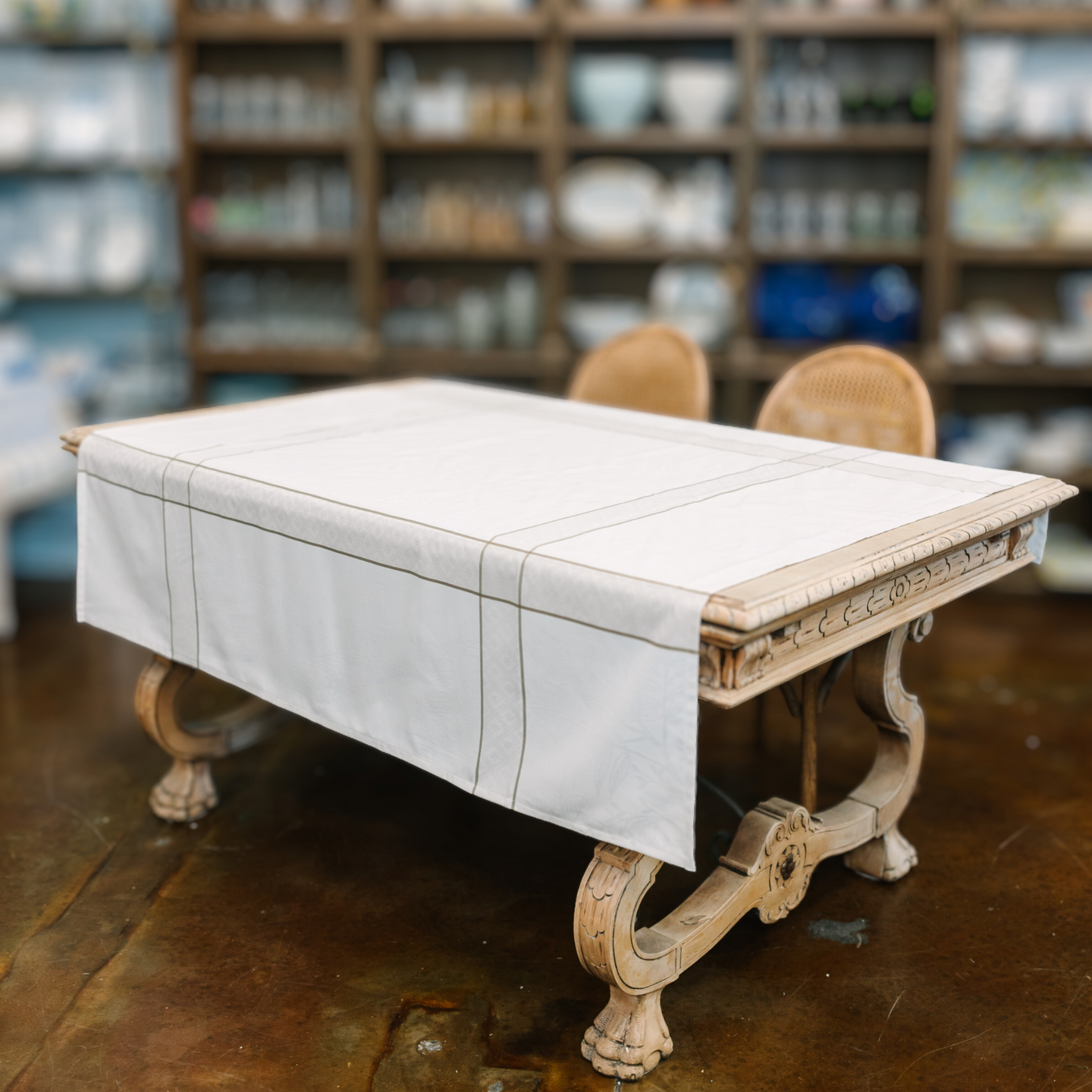 Sud Etoffe | Épine French Jacquard Tablecloth
