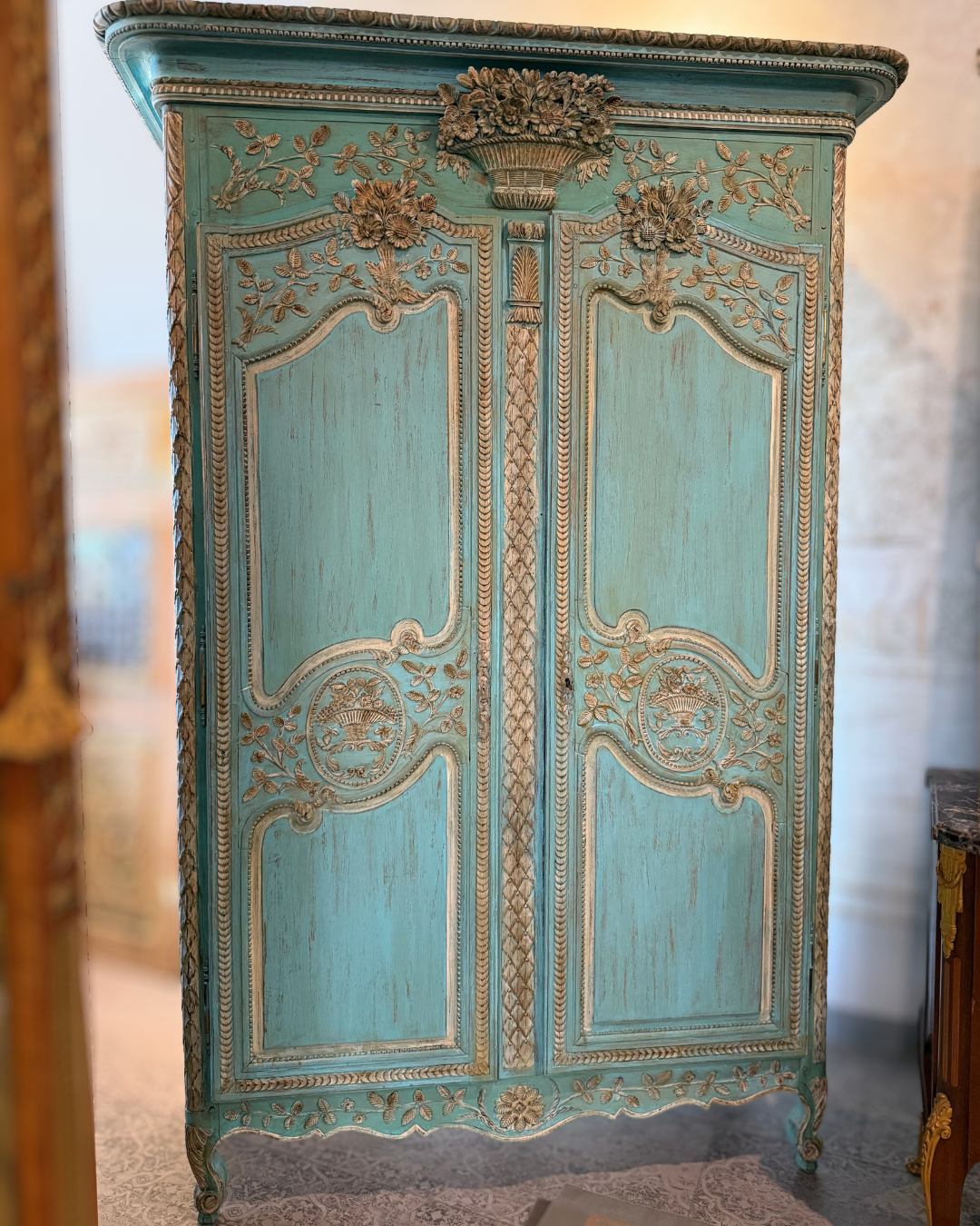19th Century French Wedding Armoire