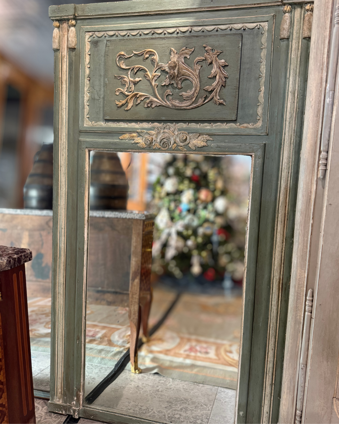 19th Century French Trumeau Mirror