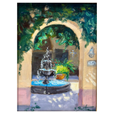 “Sous l’Arcade” — Signed J. Bolton Original Oil Painting