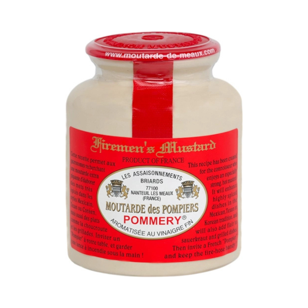 Pommery Firemen’s Mustard – French Gourmet Spiced Mustard