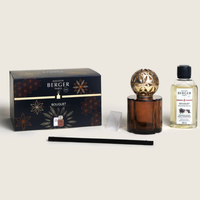 Pomelis Beige Reed Diffuser Gift Set with Vanilla Magnificence