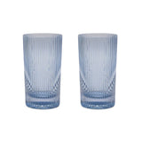 THE STELLA HIGHBALL GLASS - SET OF 2 BLUE