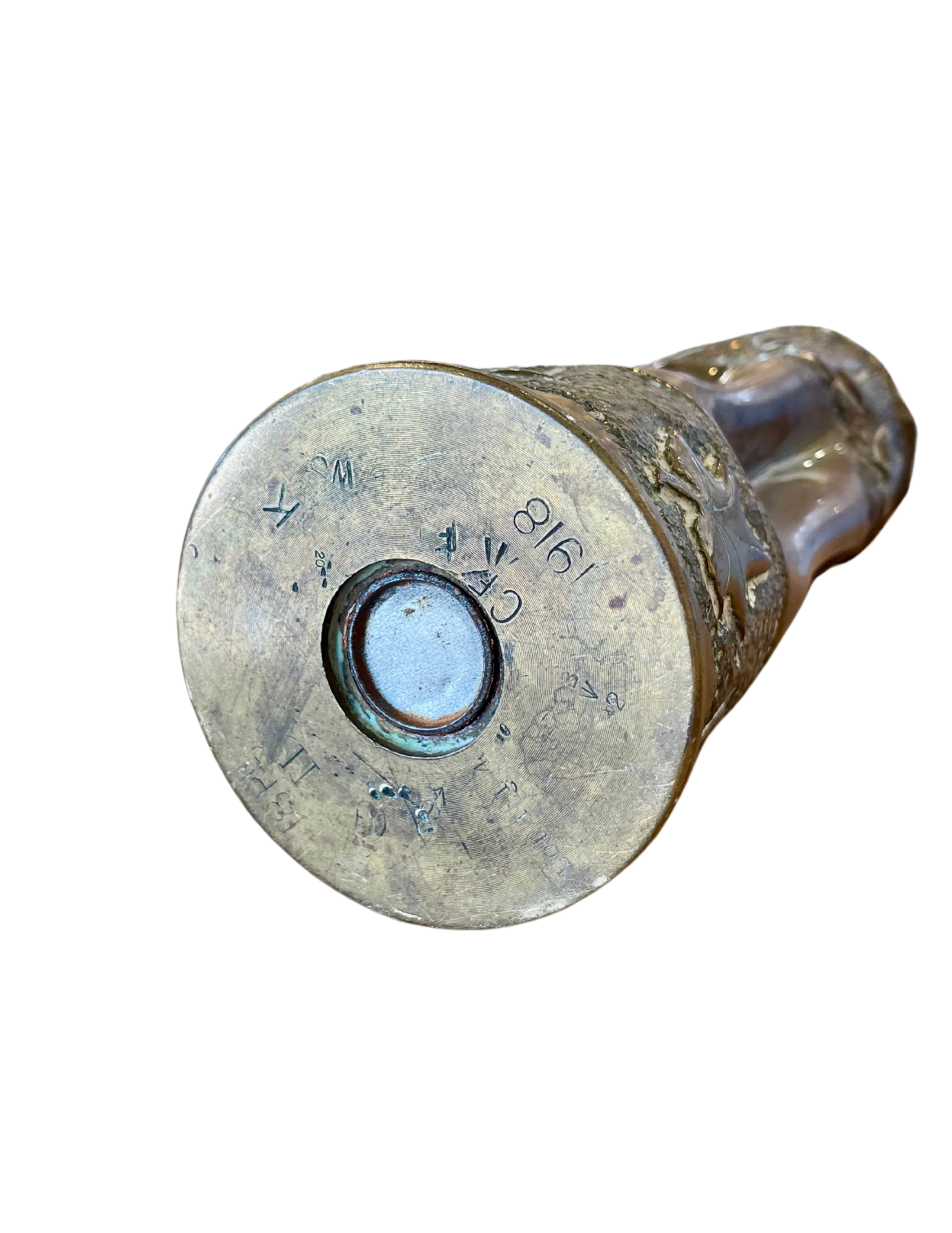 Grace in Bloom 1 - WWI British Trench Art Shell (1918)