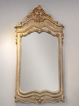 Vintage La Barge Louis XV Style Distressed Mirror