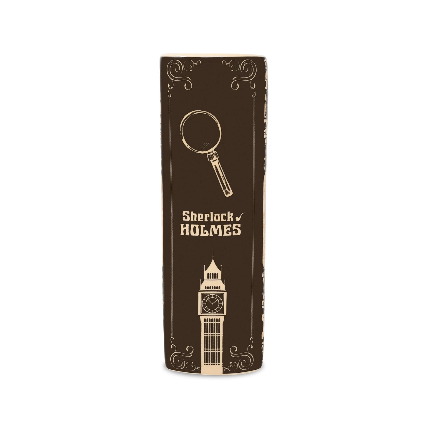 Sherlock Holmes Ceramic Book Vase
