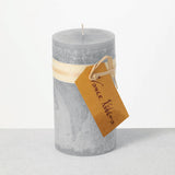 6" Timber Pillar Candles