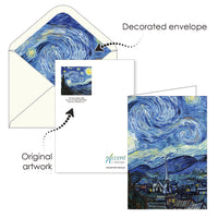 Van Gogh at Night Notecard Set – 16 Cards