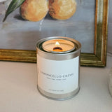 Limoncello Crème Wood Wick Soy Candle – 8 oz