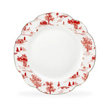 Red Village Fine Porcelain Dinner Plates – Set of 2