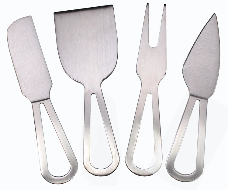 Set of 4 Stainless Steel Cheese Knives