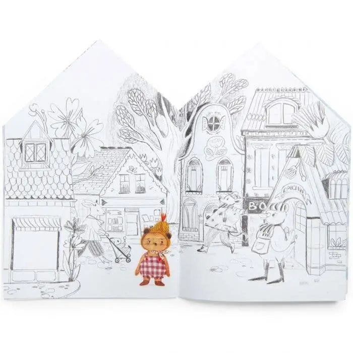 Moulin Roty Les Minouchkas Coloring & Sticker Book