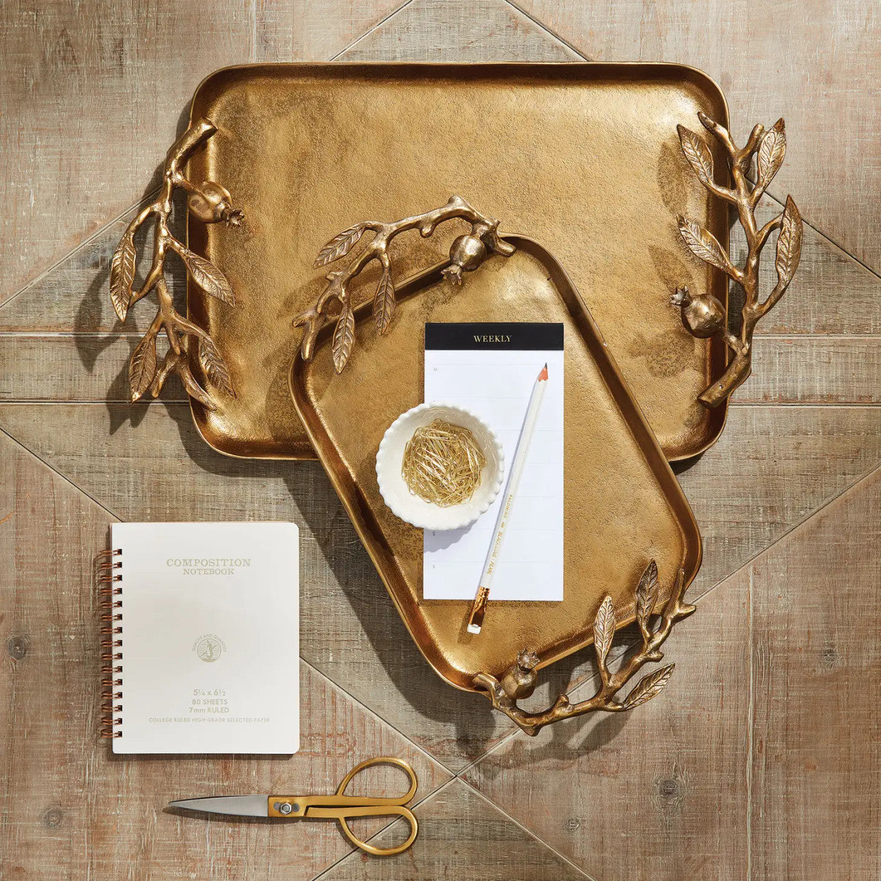 Pomegranate Branch Tray