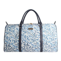 William Morris Willow Bough Tapestry Duffel Bag – Blue Weekend Holdall