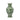 Large Green & White Chinoiserie Ginger Jar Vase – 14"