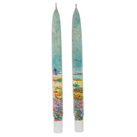 Flatyz “Tulip Fields Near The Hague” Taper Candle Set by Claude Monet