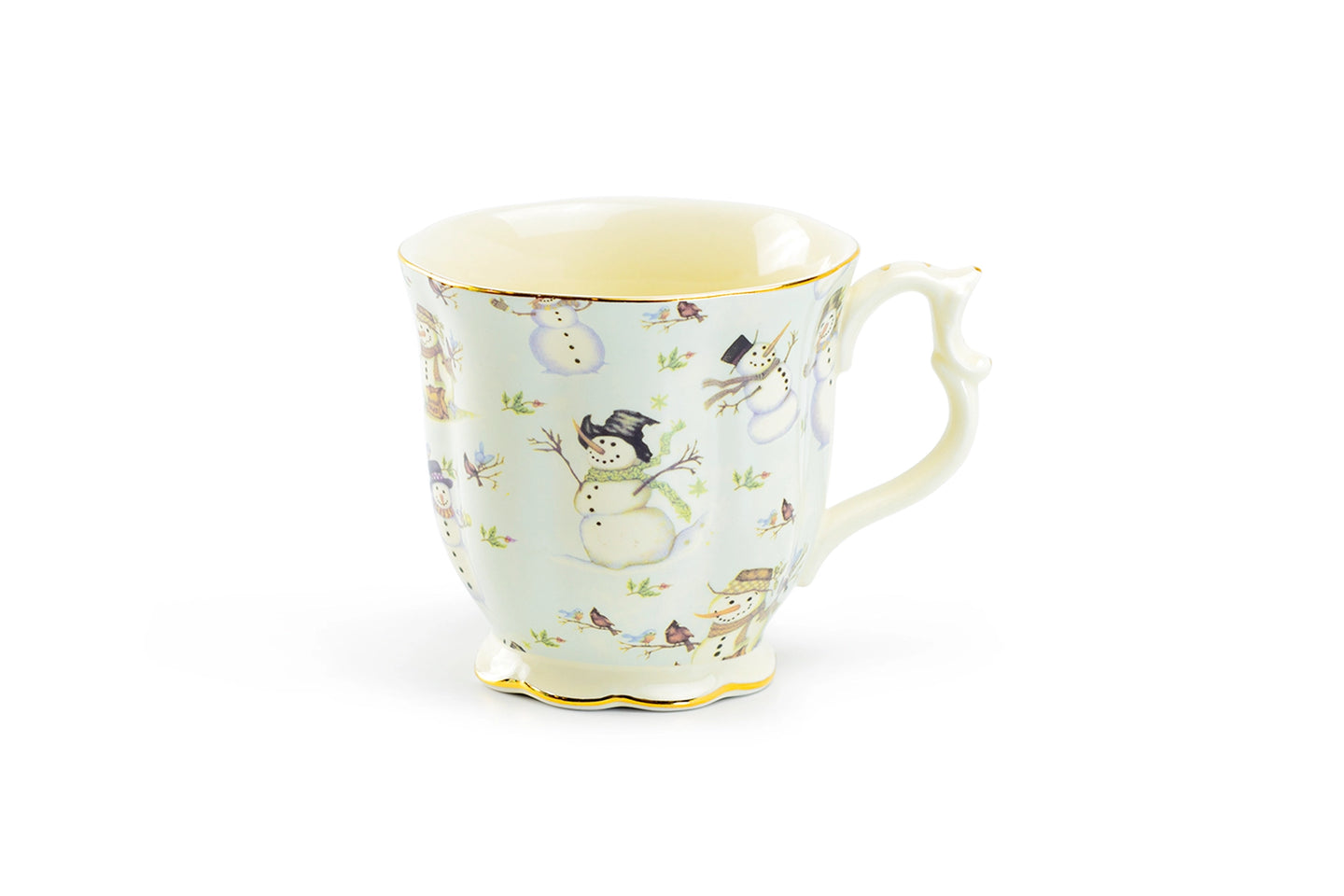 Holiday Snowmen 12oz Fine Porcelain Mug