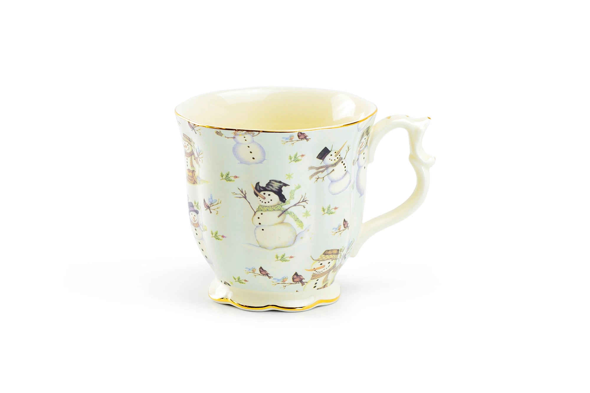 Holiday Snowmen 12oz Fine Porcelain Mug