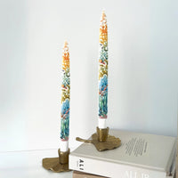Les Chandelles d’Art — Flat Hand-Painted Taper Candles