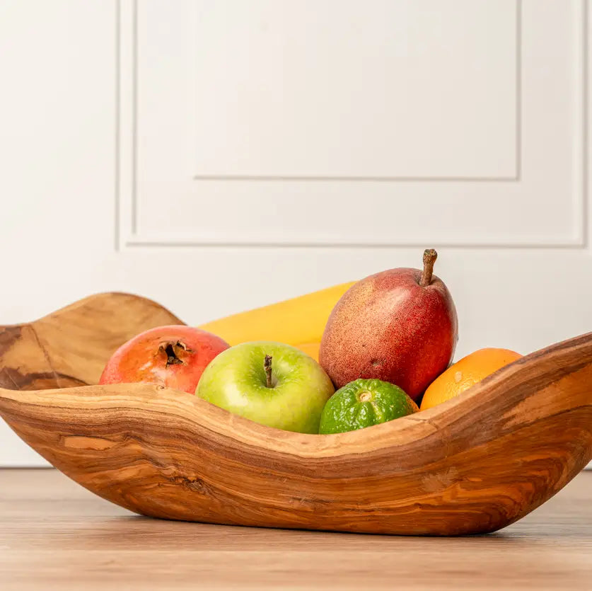 Italian Olivewood Root Salad Bowl