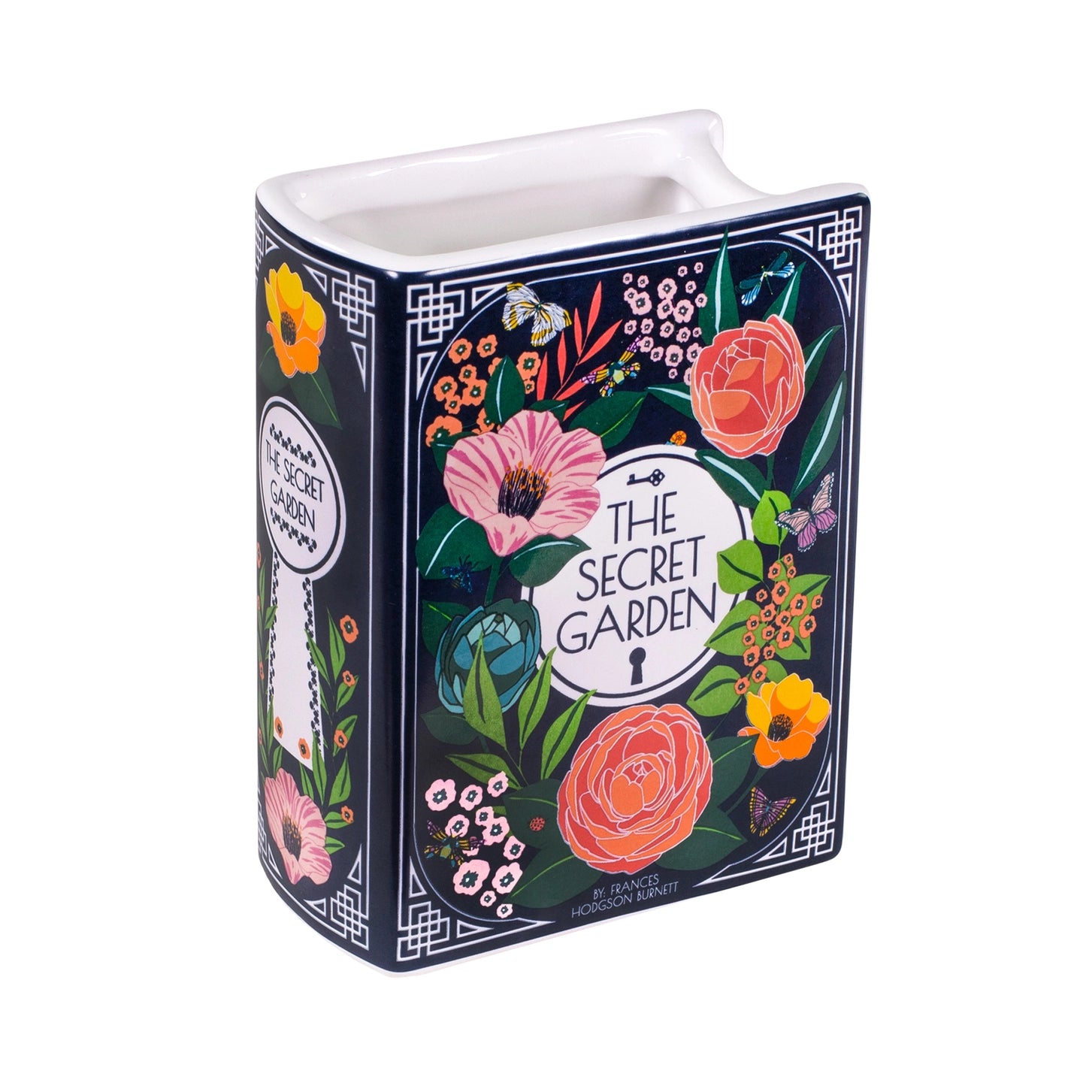 The Secret Garden Small Ceramic Book Vase