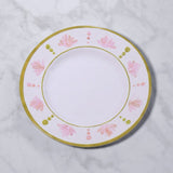 Pink and Green Athena Dinner Plate 11"