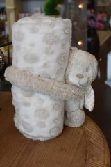 Sud Etoffe Plush Toy with Baby Blanket