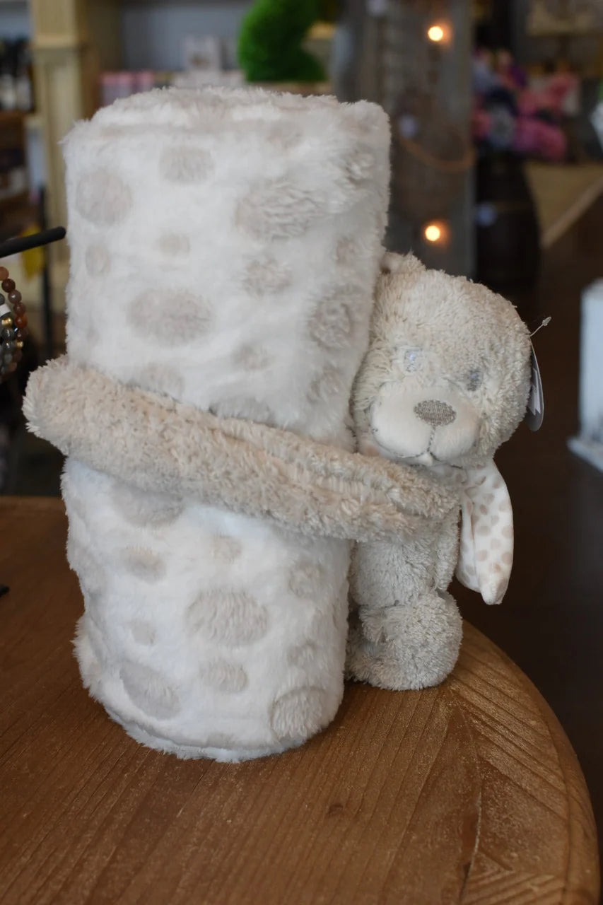 Sud Etoffe Plush Toy with Baby Blanket